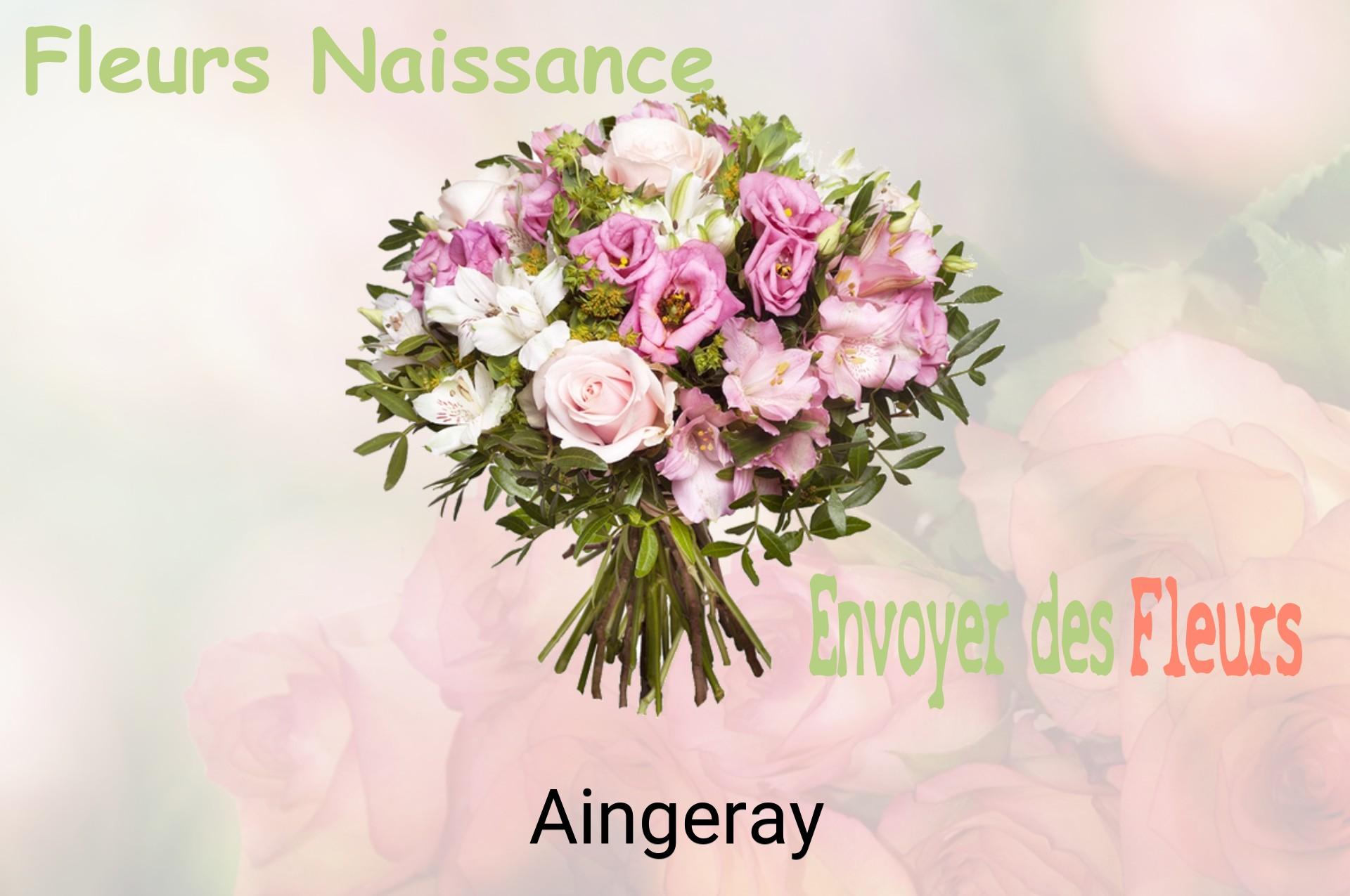 Bouquet de fleurs de naissance livré à Aingeray